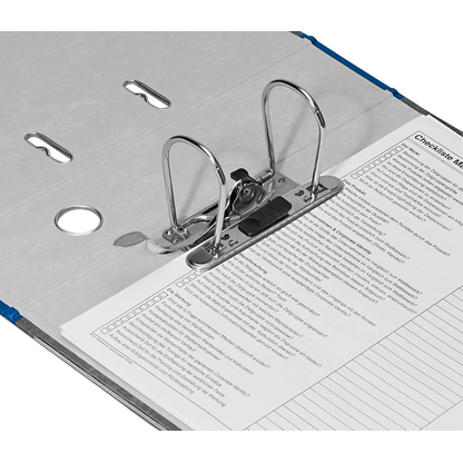 Artikelbild 2 für LEITZ 1080 Ordner blau marmoriert Karton 8,0 cm DIN A4, 1 St., Artikelnummer 652404