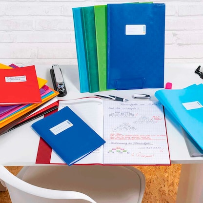 Artikelbild 6 für HERMA Heftumschlag mit Baststruktur rot Kunststoff DIN A4, Artikelnummer 547962