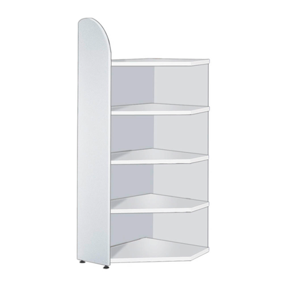 Artikelbild für Kerkmann Eckregal Dante weiß 60,0 x 32,5 - 60,0 x 190,0 cm, 1 St., Artikelnummer 658955