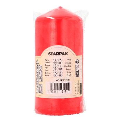 Artikelbild 2 für STARPAK Kerze rot, 1 St., Artikelnummer 683067