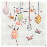 Artikelbild 1 für PAPSTAR Servietten Easter Branch Ostereier 20 St., Artikelnummer 696009