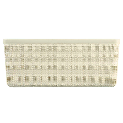 Artikelbild 4 für curver JUTE RECYCLING Aufbewahrungskörbe-Set weiß, 3 St., Artikelnummer 744708