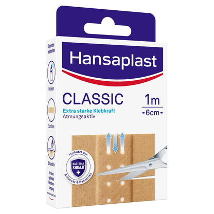 Artikelbild für Hansaplast Pflaster CLASSIC 4809183005 beige 6,0 x 10,0 cm, 10 St., Artikelnummer 479731
