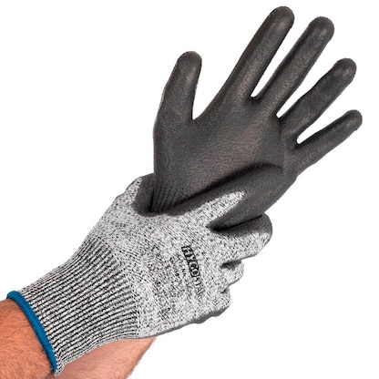Artikelbild für HYGOSTAR unisex Schnittschutzhandschuhe Cut Safe grau Größe 10, 10 Paar, Artikelnummer 356927