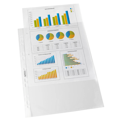 Artikelbild 4 für herlitz Prospekthüllen DIN A4 glasklar glatt 0,05 mm, 100 St., Artikelnummer 402212