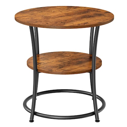 Artikelbild 2 für VASAGLE Beistelltisch rund Spanplatte braun 55,0 x 55,0 x 55,0 cm, 1 St., Artikelnummer 291999