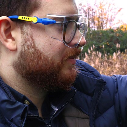 Artikelbild 5 für S&R Schutzbrillen-Set blau, gelb, 1 Set, Artikelnummer 390439