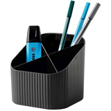 Artikelbild 1 für HAN Stiftehalter Re-X-LOOP schwarz 100% Recyclingmaterial 4 Fächer 11,1 x 12,1 x 10,6 cm, Artikelnummer 440442