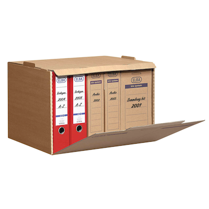 Artikelbild 2 für ELBA Archivcontainer tric system braun 51,0 x 36,0 x 33,0 cm, 5 St., Artikelnummer 748582