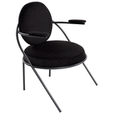 Artikelbild 1 für meet powered by PAPERFLOW Sessel SATURNE schwarz Stoff 70,0 x 73,0 x 88,0 cm, 1 St., Artikelnummer 231443