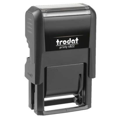 Artikelbild 2 für trodat Textstempel printy 4822 selbstfärbend schwarz ohne Logo, 1 St., Artikelnummer 499483