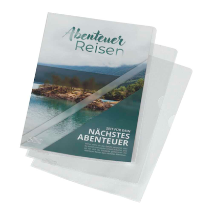 Artikelbild für office discount Sichthüllen DIN A4 transparent genarbt 0,12 mm, 100 St., Artikelnummer 780809