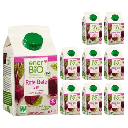 Artikelbild für enerBiO Rote Bete Bio-Direktsaft 8x 0,5 l, Artikelnummer 658894