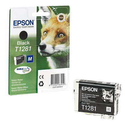 Artikelbild für EPSON T1281M (Fuchs) schwarz Druckerpatrone, Artikelnummer 545350