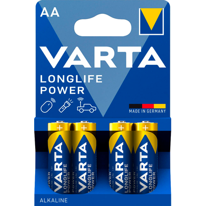 Artikelbild 3 für VARTA Batterien LONGLIFE Power Alkali-Mangan Mignon AA 1,5 V, 4 St., Artikelnummer 743583