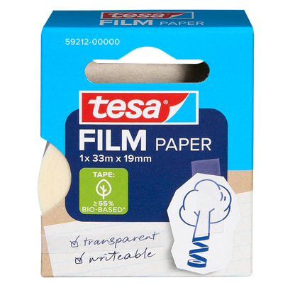 Artikelbild 4 für tesa PAPER Klebefilm transparent 19,0 mm x 33,0 m 1 St., Artikelnummer 518299