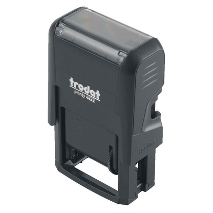 Artikelbild 3 für trodat Textstempel printy 4822 selbstfärbend schwarz ohne Logo, 1 St., Artikelnummer 499483