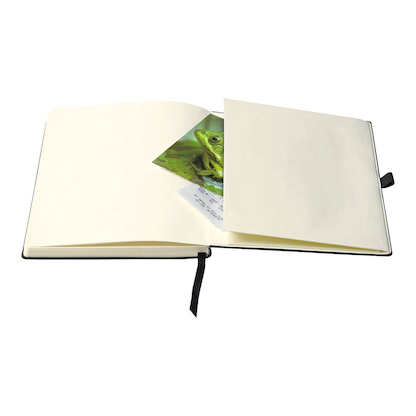 Artikelbild 5 für BRUNNEN Notizbuch KOMPAGNON ca. DIN A5 kariert, schwarz Hardcover 192, davon 16 zum Heraustrennen Seiten, 1 St., Artikelnummer 457606