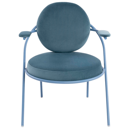 Artikelbild 3 für meet powered by PAPERFLOW Sessel SATURNE blau Stoff 70,0 x 73,0 x 88,0 cm, 1 St., Artikelnummer 231496