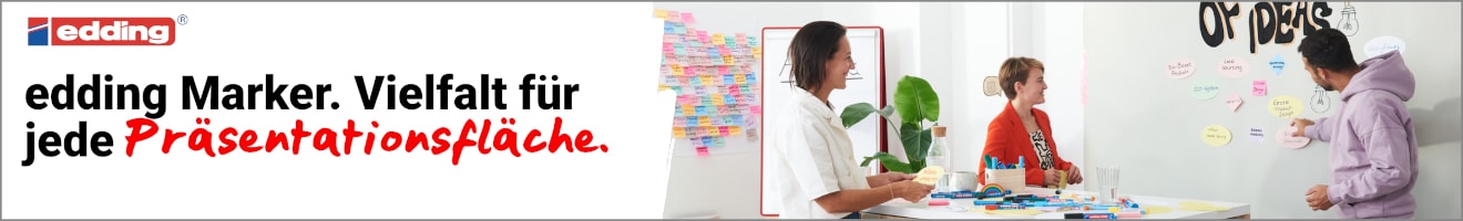 Banner in der Kategorie Edding Markenshop
