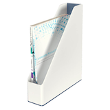 Artikelbild 1 für LEITZ Stehsammler WOW Duo Colour 53621001 perlweiß/grau Kunststoff, DIN A4, 1 St., Artikelnummer 313522