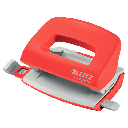 Artikelbild für LEITZ Locher Recycle Mini rot, 1 St., Artikelnummer 118477