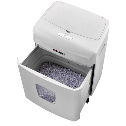 Artikelbild 11 für AKTION: DAHLE ShredMATIC 90 Aktenvernichter mit Partikelschnitt P-4, 4 x 12 mm, bis 90 Blatt, lichtgrau, Artikelnummer 534101