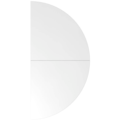 Artikelbild für HAMMERBACHER Anbautisch höhenverstellbar Popular weiß, silber halbrund 160,0 x 80,0 x 65,5 - 82,5 cm, Artikelnummer 992115