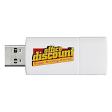 Artikelbild 1 für office discount USB-Stick weiß, gelb 8 GB, 1 St., Artikelnummer 550541
