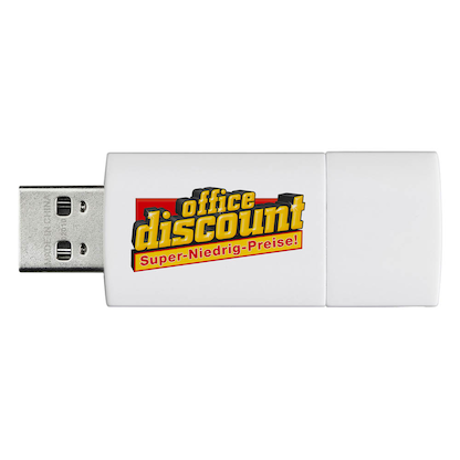 Artikelbild für office discount USB-Stick weiß, gelb 8 GB, 1 St., Artikelnummer 550541