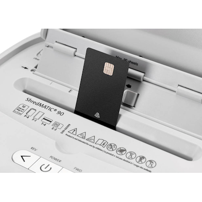 Artikelbild 8 für AKTION: DAHLE ShredMATIC 90 Aktenvernichter mit Partikelschnitt P-4, 4 x 12 mm, bis 90 Blatt, lichtgrau, Artikelnummer 534101