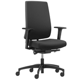 Artikelbild 1 für Dauphin Bürostuhl Indeed operator SLP, ID 7046_SLPP1 Stoff schwarz, Gestell schwarz, Artikelnummer 125678