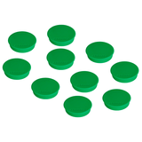 Artikelbild 1 für FRANKEN Magnet grün, Kunststoff Ø 3,8 cm, 10 St., Artikelnummer 670408