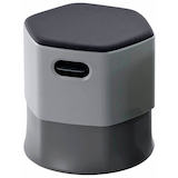 Artikelbild 1 für rocada Hocker Soft Seating 1828-4-1 schwarz, grau, 1 St., Artikelnummer 686050