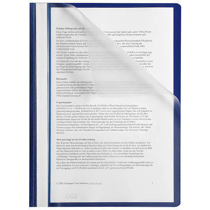 Artikelbild für dots Schnellhefter Kunststoff dunkelblau DIN A4, 25 St., Artikelnummer 917221