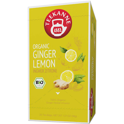 Artikelbild für TEEKANNE ORGANIC. GINGER LEMON Bio-Tee 20 Portionen, Artikelnummer 563603