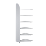 Artikelbild 1 für Kerkmann Eckregal Dante lichtgrau 60,0 x 32,5 - 60,0 x 225,0 cm, 1 St., Artikelnummer 659110