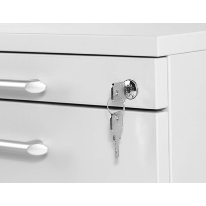 Artikelbild 10 für HAMMERBACHER Solid TC30 Rollcontainer lichtgrau 4 Auszüge 42,8 x 80,0 x 51,2 cm, Artikelnummer 293391