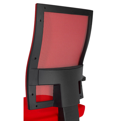 Artikelbild 7 für Topstar Bürostuhl Nito, PRONETSYT31 Stoff rot, Gestell alu, Artikelnummer 441758