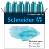 Artikelbild 1 für Schneider Tintenpatronen für Füller Pastell Bermuda Blue, 6 St., Artikelnummer 325252
