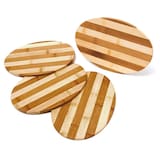 Artikelbild 1 für relaxdays Frühstücksbretter braun 25,0 x 18,0 cm 4-tlg., 4 St., Artikelnummer 471547