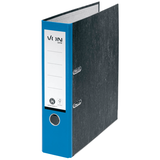 Artikelbild 1 für VON LEITZ Ordner blau mamoriert Karton 8,0 cm DIN A4, 1 St., Artikelnummer 635569