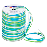 Artikelbild 1 für PRÄSENT Geschenkband Raffia matt blau/grün/weiß 3,0 mm x 50,0 m, Artikelnummer 103731
