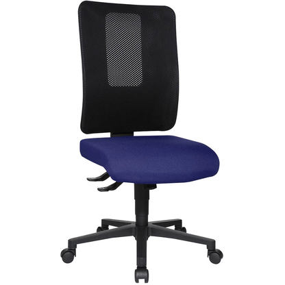 Artikelbild für Topstar Bürostuhl Open X (N), OX1000 G260 Stoff blau, Gestell schwarz, Artikelnummer 683817