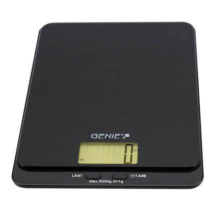 Artikelbild für GENIE Briefwaage DLS 5 schwarz für max. 5,0 kg, Artikelnummer 220248