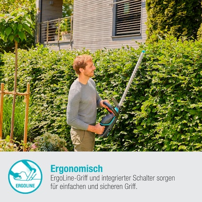 Artikelbild 5 für GARDENA ComfortCut 60/18V Ready-To-Use Set Akku-Heckenschere 18,0 V, mit 1 Akku, Artikelnummer 433512