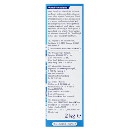 Artikelbild 4 für domol Spülmaschinensalz 2,0 kg, Artikelnummer 213502