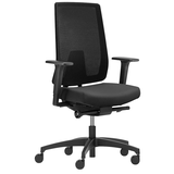 Artikelbild 1 für Dauphin Bürostuhl Indeed mesh SLP, ID 7056_SLPP1 Stoff schwarz, Gestell schwarz, Artikelnummer 125759