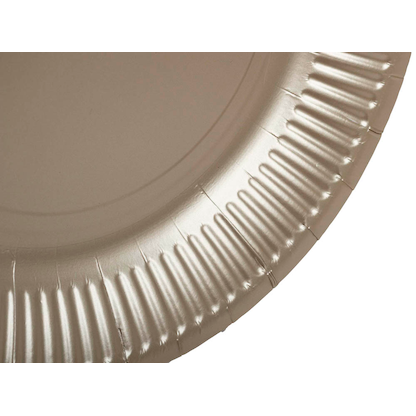 Artikelbild 3 für PROnappe Pappteller gold Ø 23,0 cm, 10 St., Artikelnummer 345821