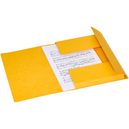 Artikelbild 9 für VON LEITZ Eckspanner DIN A4 gelb, 1 St., Artikelnummer 635179